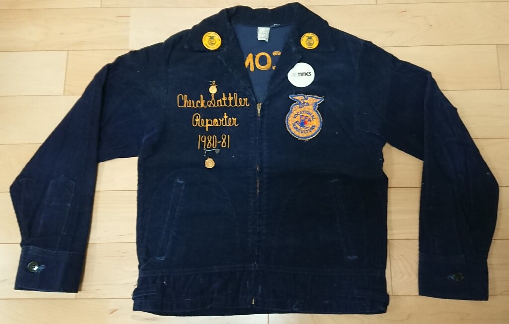 FFAジャケット WISCONSIN NEW HOLSTEIN 1980年代 1980-81 有限会社タイセイ FFAジャケット WISCONSIN NEW HOLSTEIN 1980年代 1980-81 有限会社タイセイ